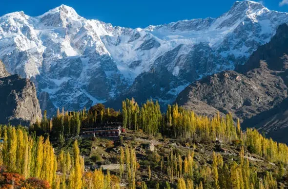 nanga parbat view from hunza valley